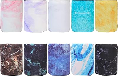 Himai 10pcs beer canets cover, coolers of drinking cans for cans and bottles, marble patterns.. Shop smarter with DIAYTAR Nigeria — affordable prices and a wide product range delivered in just 5 to 8 days.