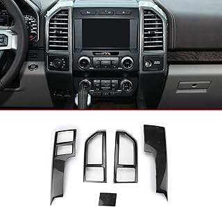 Carbon fiber air conditioner ventilation cover, central interior of central console compatible with Ford F150 2015-2020.. Shop smart with DIAYTAR NIGERIA, offering a vast product range delivered to your doorstep within a week.