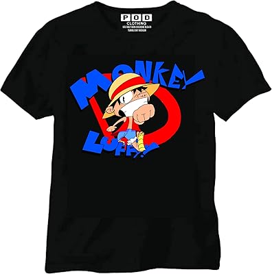 BOD Clothing Monkey d. Luffy Design T-shirt for children 1 room, gift for any occasion, birthday, etc... DIAYTAR NIGERIA: Your trusted marketplace that combines variety, affordability and reliable shipping.