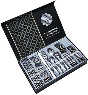 Set of covers of luxury colored Bestek of 30 pieces in stainless steel (silver).. Need something fast? Order it now from DIAYTAR Nigeria.