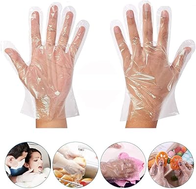 500 pieces of disposable gloves for the preparation of food, disposable plastic gloves for kitchen, cleaning, hair coloring, dishes and handling of food.. DIAYTAR NIGERIA: Where shopping is easy, prices are low, and delivery is just days away.