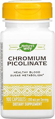 Nature's Way, chrome picolinate, 200 mg, 100 capsules.. Make shopping fun and stress-free with DIAYTAR Nigeria.
