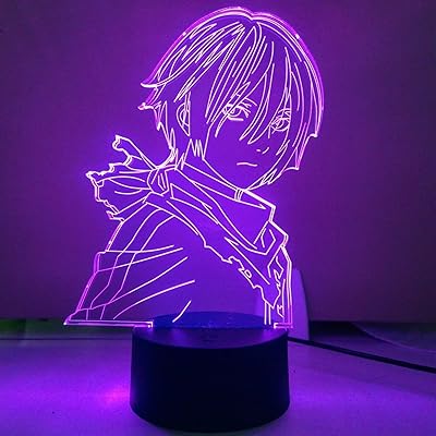 Anime Noragami Yato 3D False night light led, decorative lights for children's rooms, Christmas birthday gift, bedside lamp.. Experience shopping satisfaction with DIAYTAR NIGERIA's vast selection and budget-friendly delivery options.