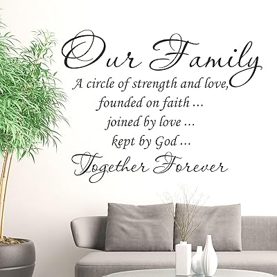 Vinyl wall sticker with quote from the Bible of family faith, decoration of the house, the bedroom, the corridor, the living room and the kitchen.. Enjoy a hassle-free shopping experience with DIAYTAR Nigeria, where products are categorized for your convenience and delivery is always on time.