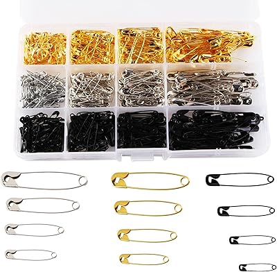 Safety pins 540 pieces Metal sewing pins.. Discover endless possibilities with DIAYTAR NIGERIA's extensive product range and affordable shipping.