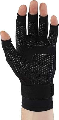 Cooper Fit compression gloves for relief for unisex, black.. Shop anytime, receive on time — only with DIAYTAR Nigeria.
