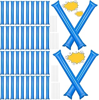 44 pieces of inflatable plastic thunder sticks, cheerleader balls for football, parties and sporting events.. Affordable online shopping is just a click away with DIAYTAR Nigeria.