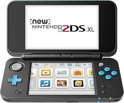 Nintendo New 2DS XL - Black + Turquoise (renewed).. Shop smarter with DIAYTAR NIGERIA's diverse marketplace and budget-friendly nationwide delivery.