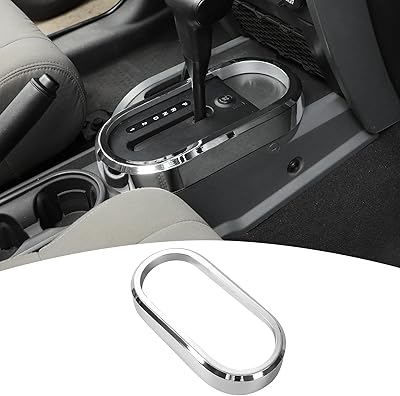 Cover of car change of car change panel, interior accessories for Jeep Wrangler JK JKU Rubicon Sahara Sport 2/4 Portes 2007-2010 (Chrome).. DIAYTAR NIGERIA: Your partner in affordable online retail with reliable delivery across the nation.