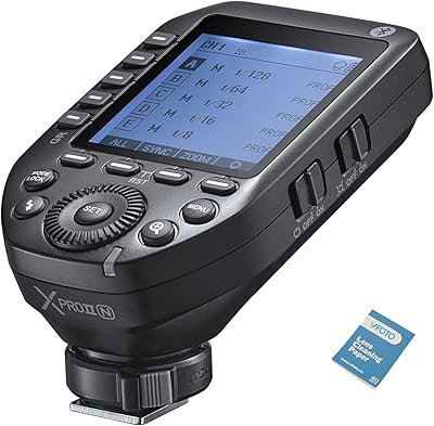 Godox Xproii-N TTL Wireless Flash Trigger HSS 1/8000S 2.4 GHz Bluetooth Control, Digitization function, Large LCD screen for NIKON digital reflex cameras.. Nigeria's favorite online shopping platform, DIAYTAR offers unbeatable prices and delivery within a week.