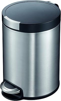 A round trash can with pedal and easy closing cover capacity of 5.. Wide range, low cost, fast delivery — that’s DIAYTAR Nigeria.