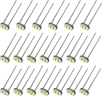 Partsam 20 pieces 4.7mm -12v mini white car group indicator Retro -buckling speedometer.. Experience the convenience of boundless shopping with DIAYTAR NIGERIA's vast selection and quick delivery.
