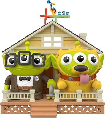 Toy Story 4 Carl Fredrickson and Doug 2 Alien Pixar Figurine and Maison Remix de Toy Story and Doug Days Mashup Movie Figure, original details, collection gift for 6 years and over, (GXH00).. Shop with intention at DIAYTAR NIGERIA, offering thousands of products at budget-friendly prices.