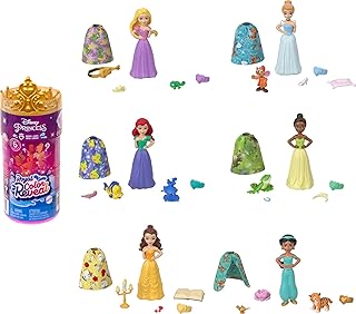 Disney Princess Toys, Royal Color Reveal doll with 6 surprises in unpacking, Friend series with figurine, inspired by Disney films, HMB69.. DIAYTAR NIGERIA: The marketplace that brings affordable products to every Nigerian home in under 8 days.