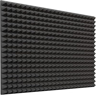Timecare 12 pieces acoustic foam panels, 2.5 x 30 x 30 high density acoustic foam panels, Acoustic foam panels with quick recovery for the house, the studio, etc... DIAYTAR NIGERIA combines affordability with convenience, delivering your purchases within 5-8 days.
