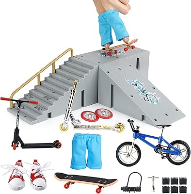 Skateboard ramp with finger skateboarding kit mini assembly accessories.. DIAYTAR NIGERIA: Transforming online retail with affordable prices and consistent 5-8 day nationwide delivery.