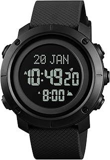 Digital prayer watch Airuvami compass Qibla Hijri calendar selection function.. Shop millions of products across categories on DIAYTAR Nigeria — delivered right to your door.