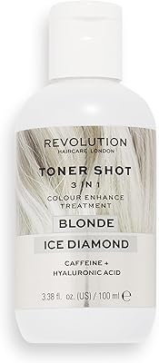 Revolution Haircare London, Toner Shot, for blond hair, Ice Diamond, 100 ml.. Easy checkout, quick delivery — shop now on DIAYTAR Nigeria.