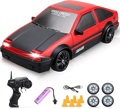Yuan plan RC Drift Car, 1:24 High -speed racing drift cars, 2.4 GHz 4WD 4WD Electric Sports Race Toy with Boys and Girls, Adolescents and Adults, Gift (Red).. DIAYTAR NIGERIA stands as your affordable shopping ally with nationwide delivery in just 5-8 days.