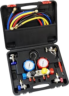 AC collector's gauge kit of Fréon 4 load tools.. DIAYTAR NIGERIA revolutionizes online retail with our vast selection and cost-effective delivery options.