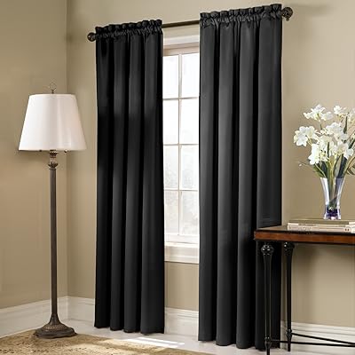 American curtain and black blackout window curtain 54 "x.. Shop from anywhere in Nigeria and receive your DIAYTAR purchases at affordable prices within a week.