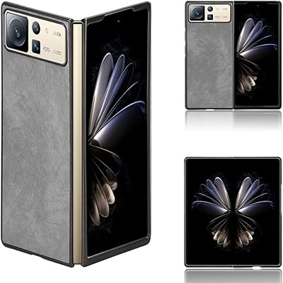 Luconi, an elegant and fine protective case in polyurethane leather absorbing shocks, compatible with Xiaomi Mi Mix Fold 2 (gray).. Experience the convenience of boundless shopping with DIAYTAR NIGERIA's affordable platform and quick shipping.
