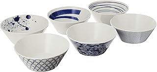 Royal Doulton Pacific 40019363 Set of 6 multiple bowls - Mint porcelain, 40019363.. DIAYTAR NIGERIA: Redefining online shopping with unbeatable prices and consistent delivery times.