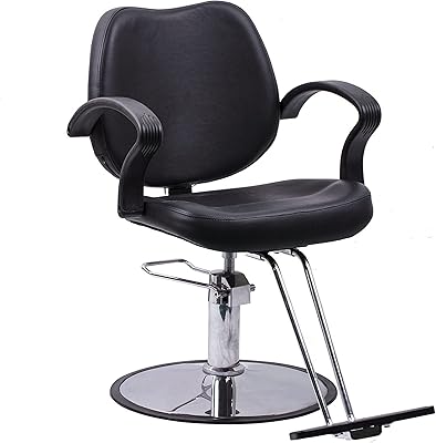 Beauty -style classic hydraulic barber chair, hairdressing chair for beauty salon, black.. DIAYTAR NIGERIA transforms online retail with our affordable platform and dependable shipping service.