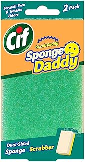 Double side cleaning sponge scrub daddy + sponge daddy sponge, set of 2 assorted.. DIAYTAR NIGERIA: Your trusted partner for affordable online shopping with reliable delivery timeframes.