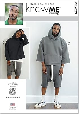 Know me hood and shorts for men by Norris Dánta Ford Sportswear Sewing pattern, Multicolor 2 rooms.. Experience shopping freedom with DIAYTAR NIGERIA's comprehensive marketplace delivered within 8 days.