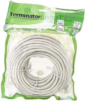 Terminator Cat6 20 m high speed patch cable - TPCC -20 m.. Wide range, low cost, fast delivery — that’s DIAYTAR Nigeria.
