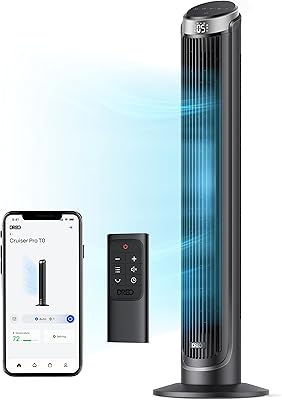 Dreo smart dreo for house fans, 90 ° oscillating fans for the interior, Silent floor fan at 26 feet/s with remote control, 4 modes, 8 -hour timer, standing fan without wifi blades/voice command for bedroom, works with Alexa.. DIAYTAR Nigeria — the online store where variety meets value.