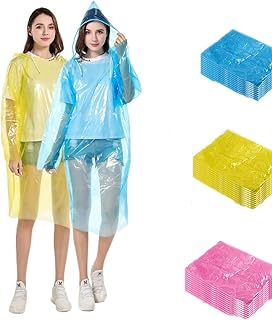 Plastic disposable waterproof for adults, family rain poncho with disposable emergency hoodie with tightening cord, perfect for camping, hiking, trips.. DIAYTAR NIGERIA delivers on our promise of variety, affordability, and prompt nationwide service.