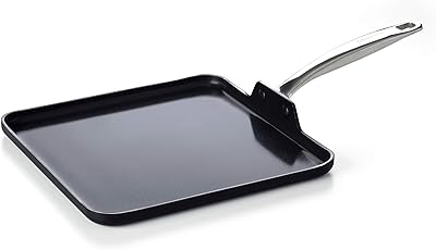 Greenpan Midnight 11-inch Midnight grilling stove in anodiced ceramic, without pfas, dishwasher, black.. Get the deals you love and the delivery speed you need at DIAYTAR Nigeria.