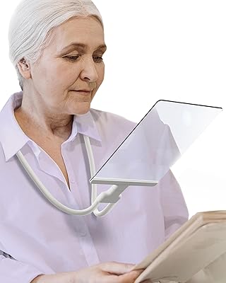 Hand -free reading magnifying glass 5x full -page rectangular magnifying glass for people.. Get unbeatable value on every order with DIAYTAR Nigeria.