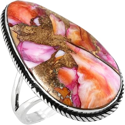 Thorny and turquoise oyster ring in sterling 925 silver with authentic precious stones.. Experience shopping satisfaction with DIAYTAR NIGERIA's vast selection and budget-friendly delivery options.