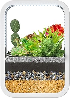 Vegbox Mini DIY hydroponic system, unique gardening gifts for friends and children, interior herbs cultivation kit with growth light, decorative intelligent planter for home, kitchen, living room.. Shop smart, shop DIAYTAR - Nigeria's most affordable e-commerce platform with nationwide delivery.