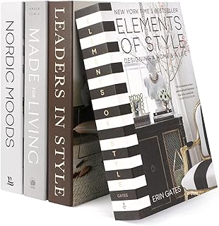 4 packages of artificial decorative books, set of contemporary decorative books ediacyl, house decoration, display of cardboard books with rigid blanket, library, living room decoration.. DIAYTAR NIGERIA combines the largest product selection with affordable prices and reliable delivery.