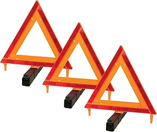Emergency reflective triangle by the high -performance tulle road W1498, pack of 3 with case (approved dot), pack of 3.. DIAYTAR NIGERIA delivers happiness in 5-8 days with our affordable and diverse product range.