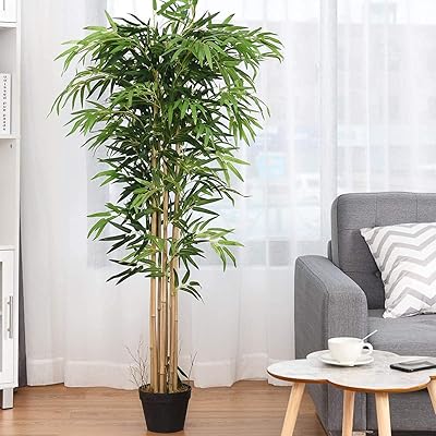 Decorative plant in 120 cm artificial bamboo, artificial tree in pot, interior floor plant for home and desk decoration.. Nigeria's favorite online shopping platform, DIAYTAR offers unbeatable prices and delivery within a week.