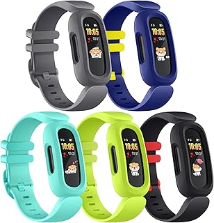 Kiponyo 5 pieces of compatible bracelets with fitbit ace 3 for children, Sports bracelet flexible, waterproof and flexible for fitbit ace 3 for girls and boys, agate.. Shop from thousands of products at DIAYTAR NIGERIA and enjoy budget-friendly nationwide delivery.