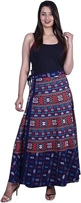 Long Skirt Indian fashion portfolio Rajawada 100% cotton printed mandala japuri free size for women.. DIAYTAR NIGERIA: Your partner in affordable online shopping with reliable 5-8 day shipping nationwide.