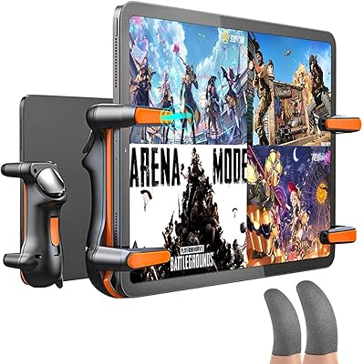 BARBUK PUBG PUBG controller, 6 -way shooting, maximum 24 consecutive strikes, 12/06/18/24, iPad/Tablet, play controller, high sensitivity, high resolution, shooting buttons (orange).. Embrace the convenience of DIAYTAR NIGERIA with thousands of products at your fingertips, delivered nationwide.