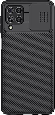Nillkin shell compatible with Samsung Galaxy F62 / M62, Rigid Camera case and Fall Protective Cock [Integrated lens protector] [Designed for] - Black.. Discover the joy of online shopping with DIAYTAR NIGERIA's budget-friendly prices and reliable shipping.