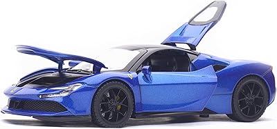 Ferrari car model under pressure for children and adults (blue).. Unlock access to a wide range of products with DIAYTAR NIGERIA's affordable e-commerce platform.