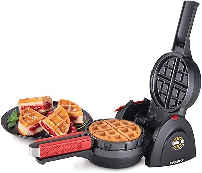 Stuffed wafer Presto 03512, Belgian waffle, large size, black.. Fast, affordable, and reliable — that’s the DIAYTAR Nigeria experience.