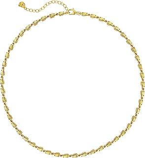 Elegant gold -plated gold chain necklace in 18 carat gold with Figaro Mariner Cuban trombone pattern, diamond pearls and rolled lace necklace for women, gold plated, without precious stones.. DIAYTAR NIGERIA transforms online retail with our affordable platform and dependable shipping service.