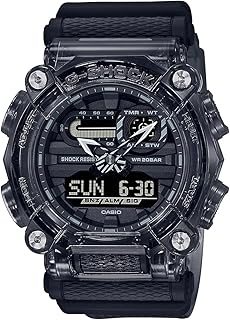 Casio G-Shock analog watch for men with black rubber bracelet GA-900SKE-8ADR.. Online shopping made simple and affordable — DIAYTAR Nigeria.