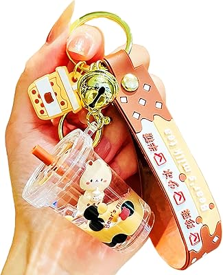 Mignon floating bear cup of milk tea-beefs moving sandy sands, shimmering sand keychain, car key pendant, s.. Shop smarter with Nigeria's premier e-commerce platform, featuring affordable products delivered nationwide.