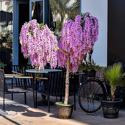 Artificial glycine shaft 2.1 m in height, artificial plastic glycine plant, long artificial tree for decoration of the house and wedding, suitable for interior, outdoor, garden and hotel decoration.. Your digital shopping destination, DIAYTAR NIGERIA combines variety with affordability and quick delivery.